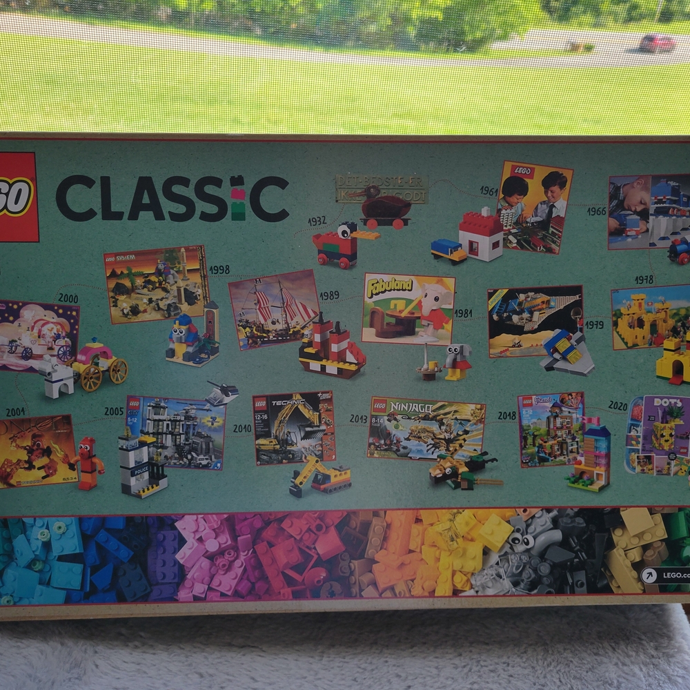 Lego Classic Multicolor Building Set Creative Blocks